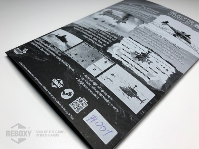 Helicopter Gunship D.E.X. - Edition: Indie Edition (Big Box, Code, Developer Card, Postcards, Poster)