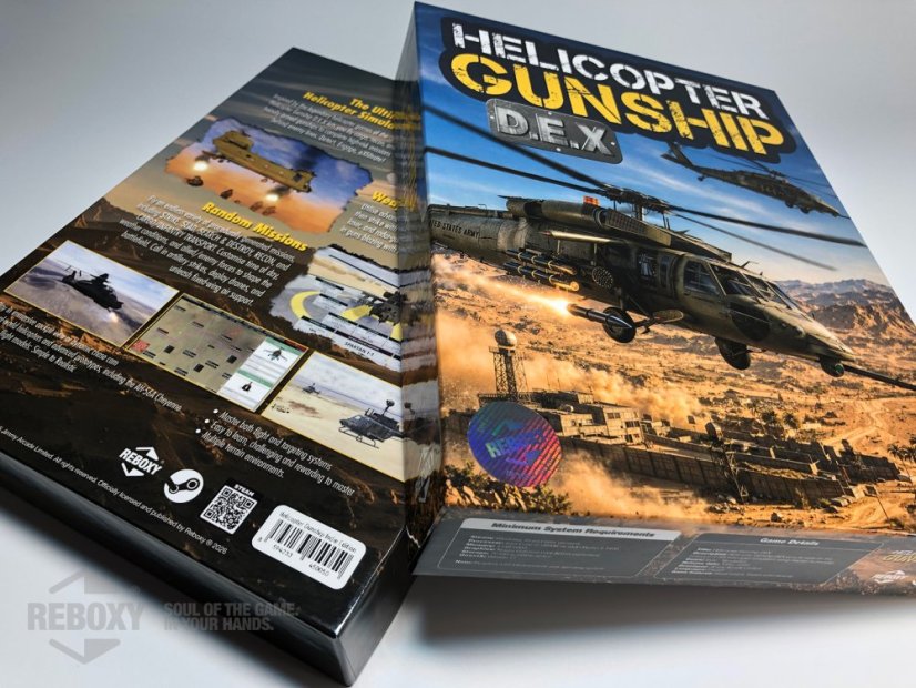 Helicopter Gunship D.E.X. - Edition: Indie Edition (Big Box, Code, Developer Card, Postcards, Poster)